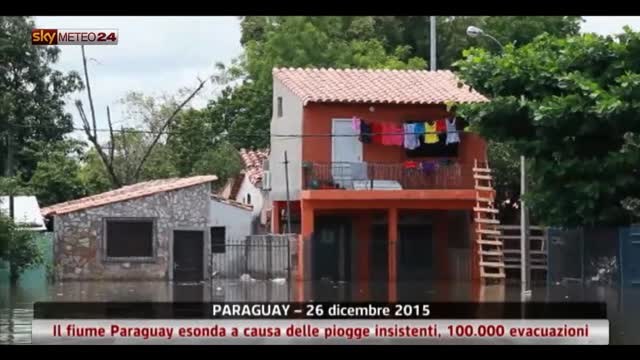 Il Paraguay flagellato dal maltempo