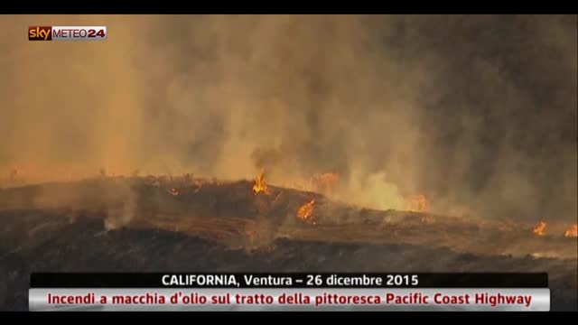 Incendi e decine di evacuazioni in California