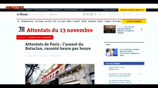 Le Monde: attentati Parigi coordinati via sms dal Belgio
