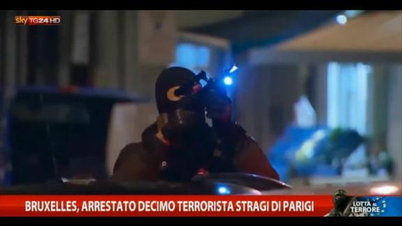 Bruxelles, arrestato decimo terrorista stragi Parigi