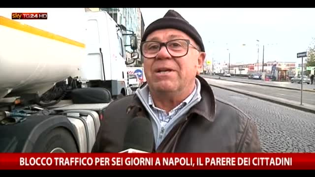 Blocco traffico Napoli, il parere dei cittadini