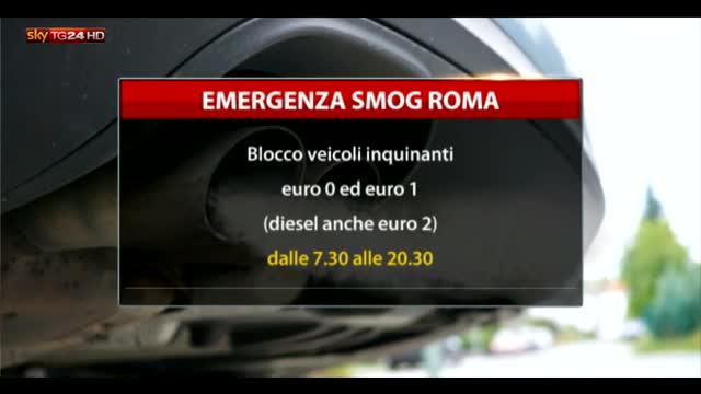 Roma, fino a stasera blocco per i veicoli più inquinanti