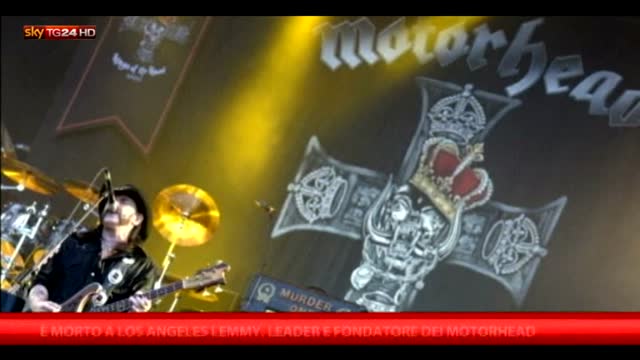 E' morto Lemmy, leader dei Motorhead