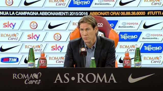 Garcia: "Totti non ci sarà, ma il rientro è vicino"