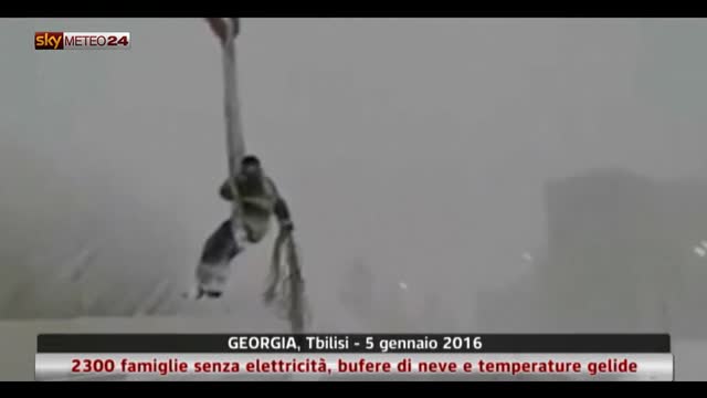 Neve e gelo in Georgia