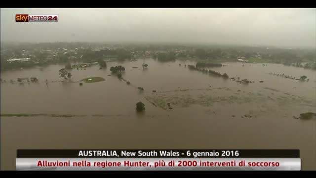 Piogge torrenziali causano alluvioni in Australia