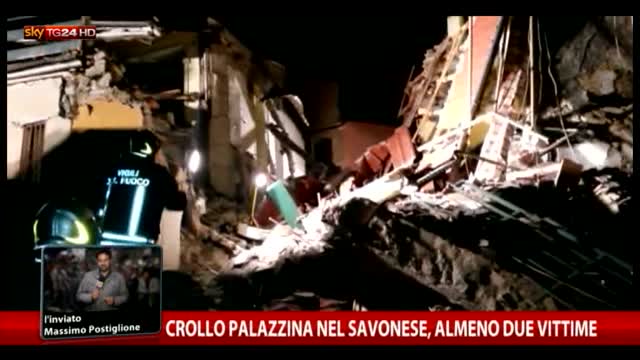 Savonese, crolla palazzina ad Arnasco: almeno tre morti