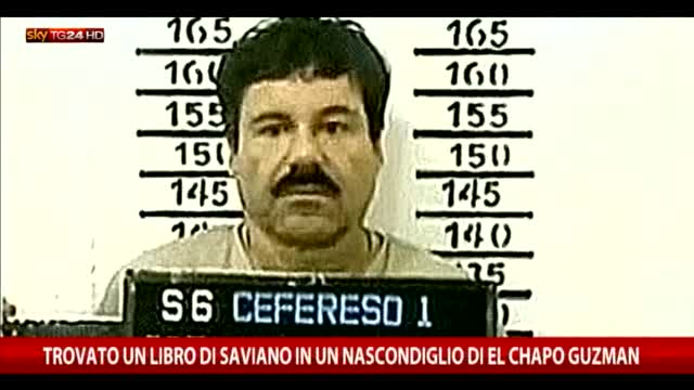 Trovato un libro di Saviano in un nascondiglio di El Chapo