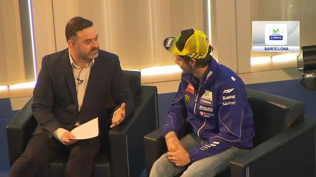 MotoGP, Valentino Rossi a Barcellona con la nuova Yamaha