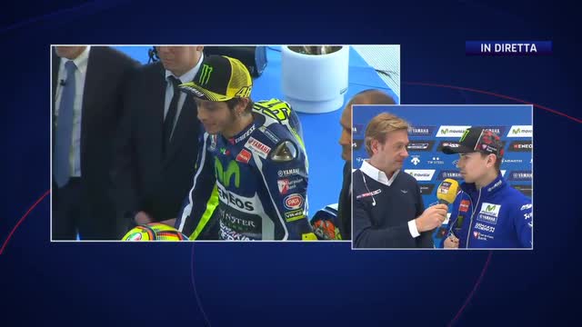 Lorenzo tende la mano a Rossi