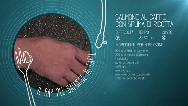 Alessandro Borghese Kitchen Sound - Salmone e caffè rap