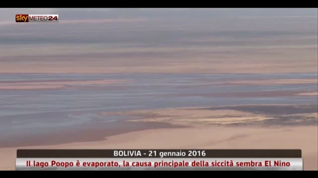 Siccità, il lago boliviano ufficialmente evaporato