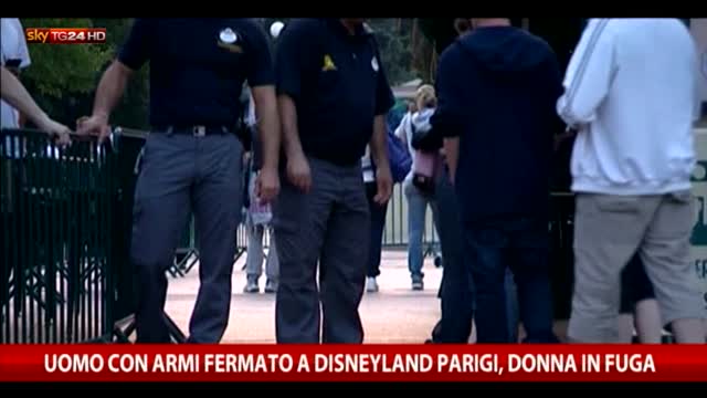 Uomo con armi fermato a Disneyland a Parigi, donna in fuga