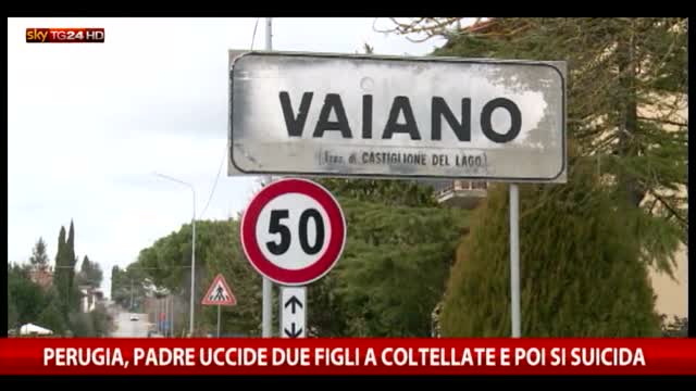 Perugia, padre uccide due figli a coltellate e si suicida