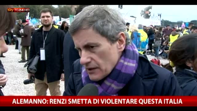 Family Day, Alemanno: Renzi smetta di violentare Italia 