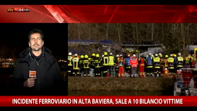 Incidente ferroviario in Baviera: 10 morti, decine di feriti