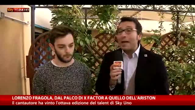 Lorenzo Fragola, dal palco di X Factor a Sanremo