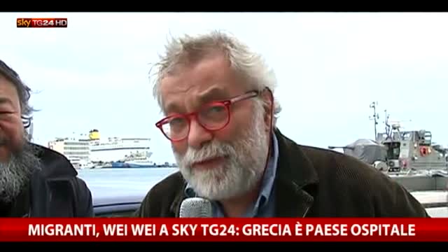 Migranti, Ai Weiwei a Sky TG24: "Grecia Paese ospitale"