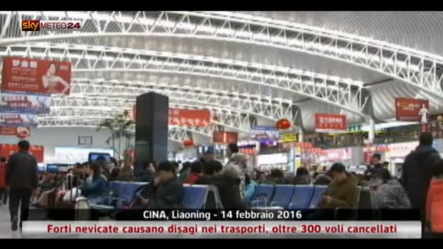 In Cina disagi aeroportuali a causa del maltempo