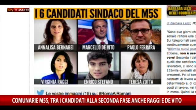 Roma, M5S ha scelto i primi sei candidati a sindaco