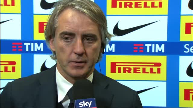 Inter, Mancini: "Soddisfatto della reazione della squadra"