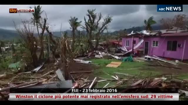 Fiji devastate da un ciclone, aumentano le vittime
