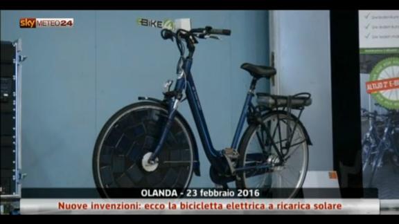 Olanda, ecco la nuova bicicletta solare