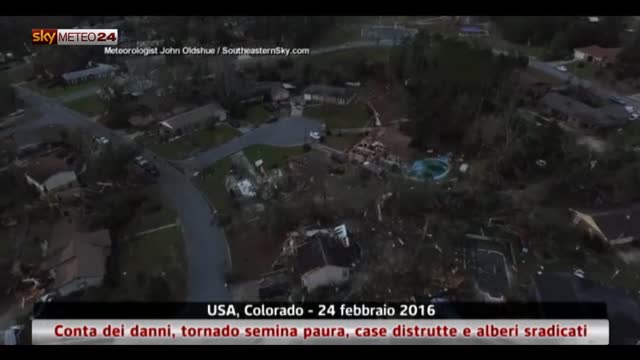 Tornado, conta dei danni in Colorado 