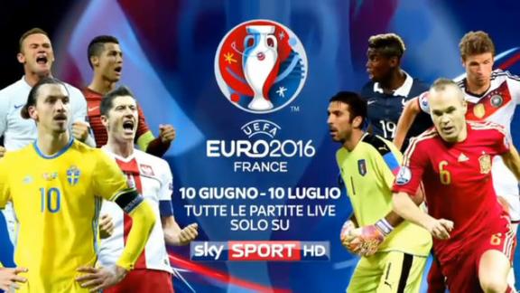 Europei 2016, tutte le partite su Sky Sport