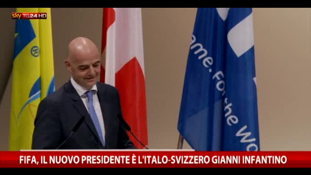 Fifa, il nuovo presidente è Gianni Infantino 