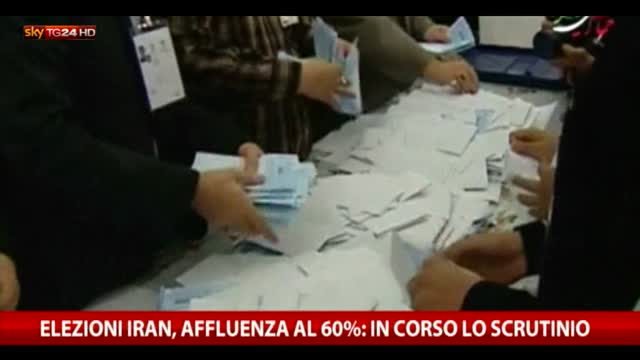 Elezioni Iran, affluenza al 60%. Riformisti in aumento