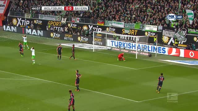 Wolfsburg-Bayern Monaco 0-2