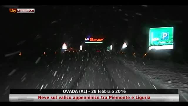 Neve tra Piemonte e Liguria: le immagini