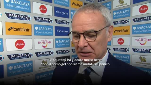 Leicester, Ranieri: "Non contento, ma soddisfatto"