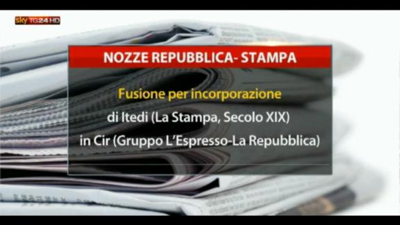 Editoria, accordo per fusione fra Repubblica e Stampa