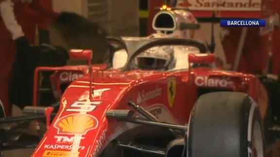 Barcellona, anche Vettel testa "Halo"