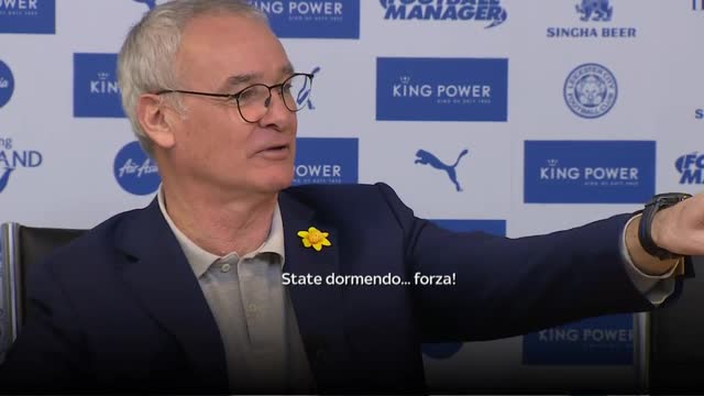 Leicester, Ranieri show in conferenza stampa
