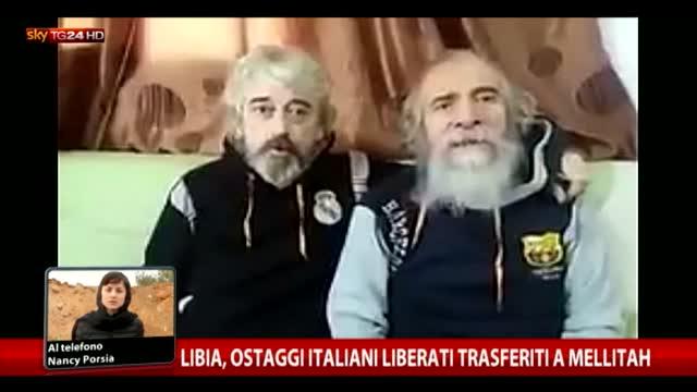 Libia, ostaggi italiani liberati trasferiti a Mellitah
