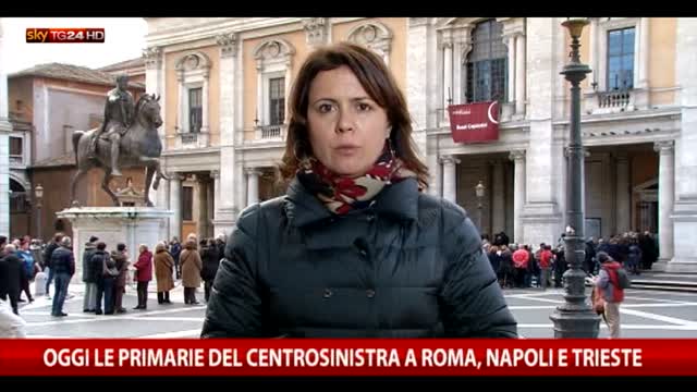 Primarie del centrosinistra a Roma, Napoli e Trieste