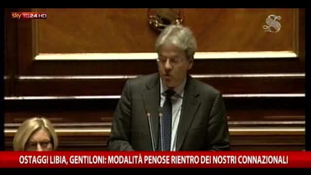 Libia, Gentiloni: penose modalità rientro connazionali