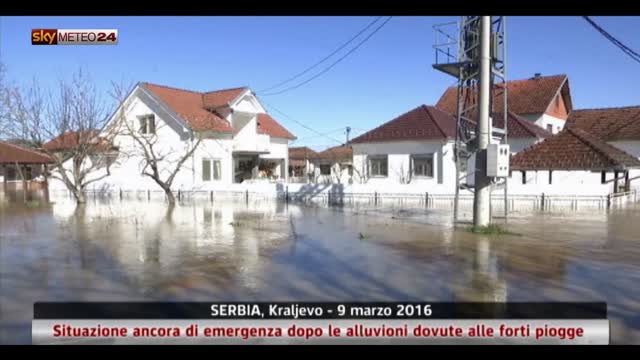 La situazione in Serbia dopo le alluvioni