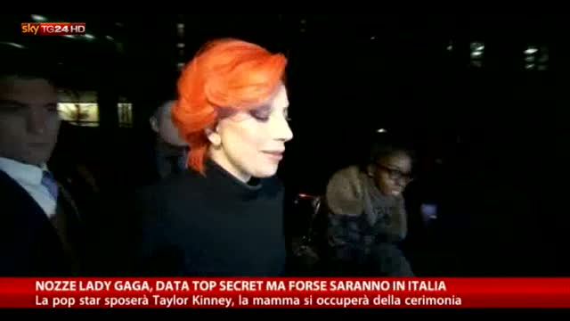 Lady Gaga, le nozze forse in Italia