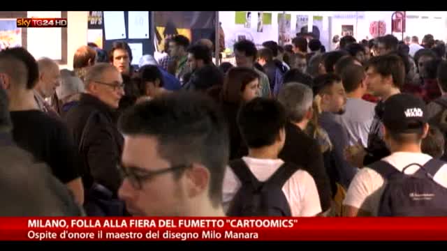Milano, folla di appassionati a Cartoomics 2016