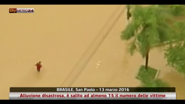 Alluvione disastrosa in Brasile