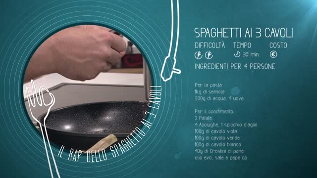 Alessandro Borghese Kitchen Sound- Spaghetti ai 3 cavoli rap