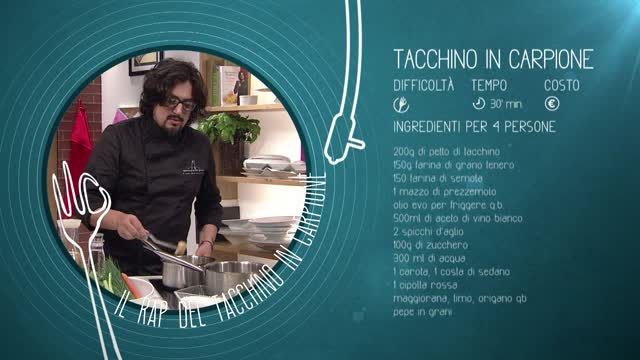 Alessandro Borghese Kitchen Sound - Tacchino in carpione rap