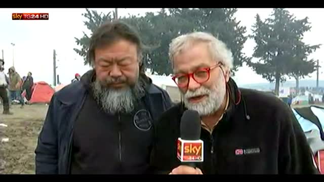 Idomeni, Ai Weiwei a SkyTG24: diritti umani sono universali
