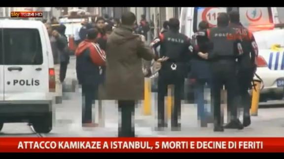 Attacco kamikaze a Istanbul, 5 morti e decine di feriti