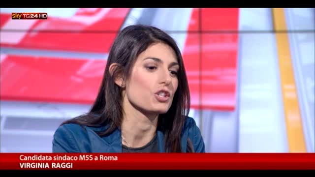 Raggi a Sky TG24: romani stanchi, sondaggi non attendibili