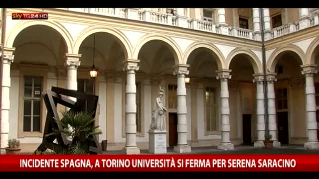 Incidente Spagna, Torino si ferma per Serena Saracino